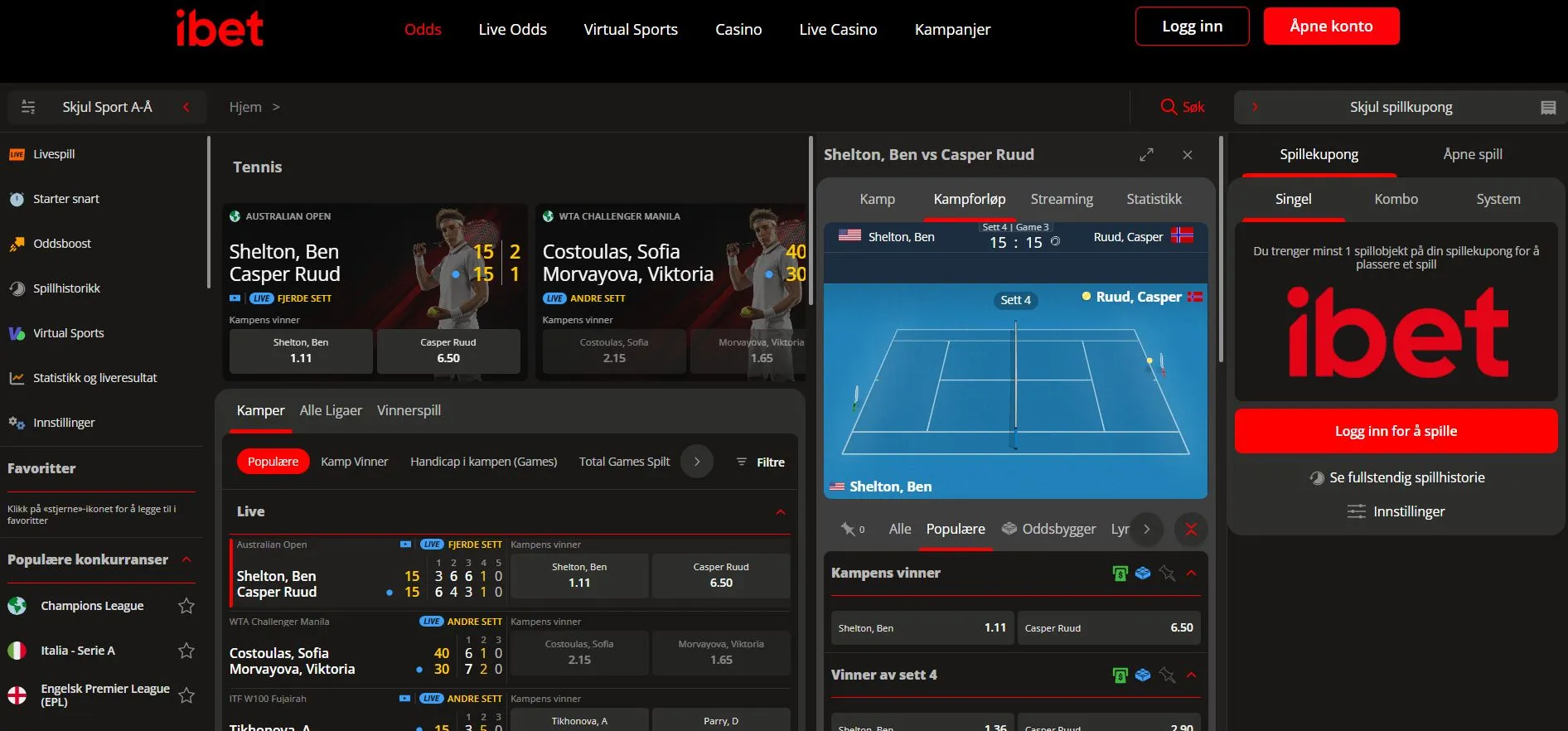 Bonuser på iBet Casino Bonuser på iBet Casino